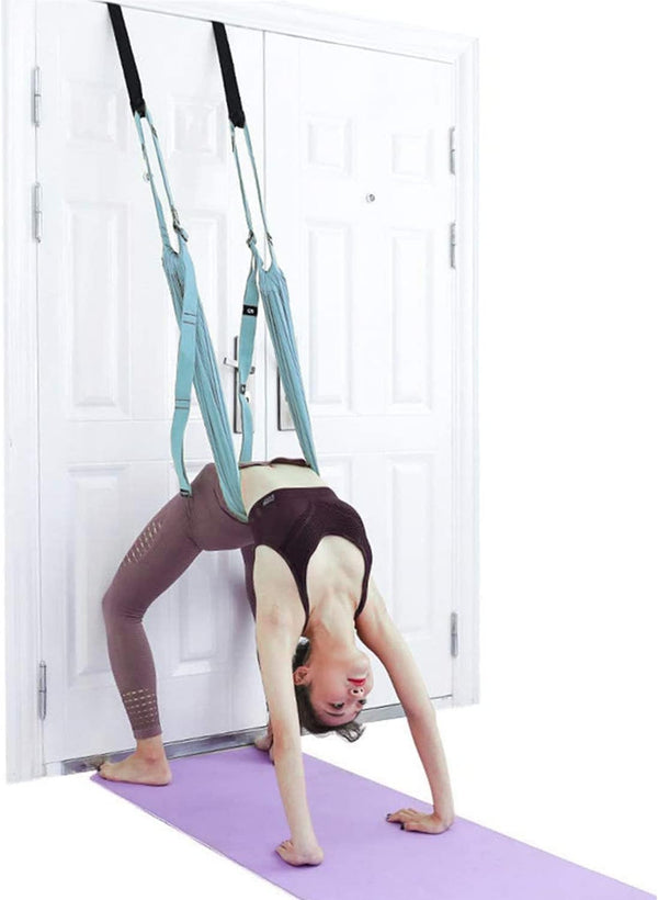 Yoga Stretching Strap - Adjustable Height Leg Stretcher, Fitness Yoga Belt for Lower Waist Bend Training