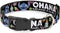 Buckle-Down Plastic Clip Collar - OHANA MEANS FAMILY/Stitch & Scrump Poses/Tropical Flora, Small, 9-15" Neck