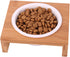 1 Table Single Bowl Pet Supplies - Dog Feeder Pet Dining Table with Ceramics Pet Bowl