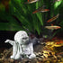 Buddha Fish Tank Decor, Asian Stone Buddha Figurines for Aquarium Zen Garden, Mini Stone Buddha Sculptures