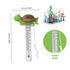 Cndiyald Floating Pool Thermometer with Cute Turtle Design, Baby Bathtub & Aquarium Temperature Gauge