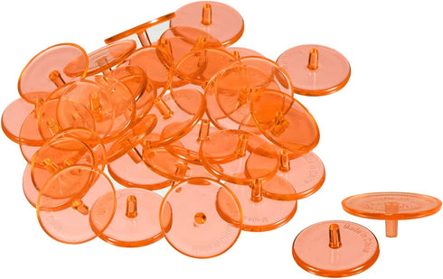 PATIKIL Transparent Flat Golf Ball Marker, Position Marking Tool for Golf Sport Accessory