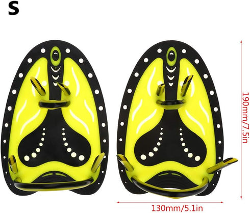 Swim Fin, Adjustable Kids Flippers for Swimming, Professional Swim Hand Paddles for Training