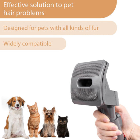 Pet Grooming Kit for Dyson V7, V8, V10, V11, V12, V15 (Vacuum Not Included), Deshedding Tools, Undercoat Fur Comb Kit