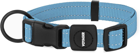 Best Pet Supplies Reflective Dog Collar, Adjustable Length, Heavy-Duty Buckle, Training Accessory for Small to Large