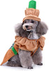Latte Dog Costume, Funny Iced Coffee Outfit for Halloween, Winter Warm Cosplay for Small Medium Dogs