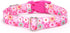 Weimostar Dog Collar with Floral Pattern, Soft Comfortable Adjustable Buckle Cute Durable Nylon Puppy Collars for