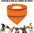 Adjustable High Visibility Dog Scarf - Reflective Towel Bib for Outdoor Adventures