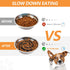Animire Soft Silicone Slow Feeder Dog Bowls Insert for Small, Medium, Large Dogs, Compatible with Regular and Elevated