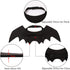 Pet Cat Bat Wings for Halloween Party Decoration, Puppy Collar Leads Cosplay Bat Costume Accessories
