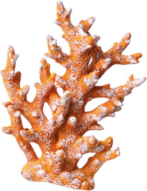 Artificial Coral Ornament, Underwater Sea Plants Decorations, Craft Resin Aquarium Plants for Fish Tank