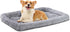 Patas Lague Bolster Dog Bed for Medium Dogs - 30''x20'' Soft Foam Dog Sofa Pet Bed, Machine Washable Crate Mat