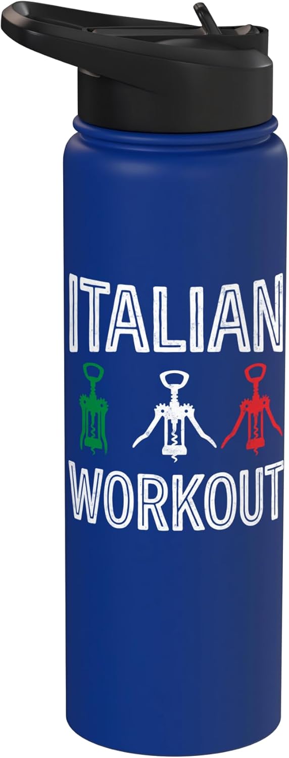 Wine Drinker Humor Tee Winery Life Wine Sommelier Funny Italian Workout Wine Lover Sommelier Drinking Party Stainless Steel Insulated Water