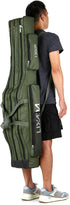 LIXADA Fishing Rod Case, 3 Layers Oxford Bag, Portable Foldable Fishing Pole Carrier for Tackle Storage