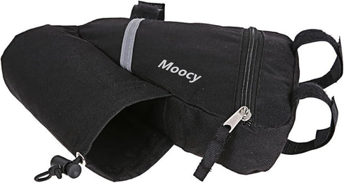 MOOCY Ultralight Reflective Bicycle Triangle Frame Bag with Water Bottle Pouch