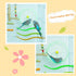 Bird Silent Wheel Toy, Parrot Exercise Wheel for Small Animals, Quiet Spinner Running Wheel (Green)
