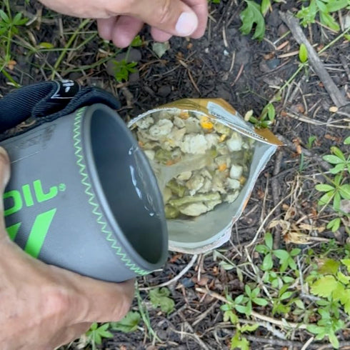 Backpacking Chicken Pot Pie, Freeze Dried & Camping Food, Emergency Food, High Protein Meal