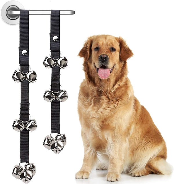 Friends Forever Housetraining Dog Doorbell for Bathroom Potty Training, Adjustable Nylon Strap