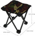 INOOMP Portable Folding Fishing Stool Camp Chair Camouflage Small Foldable Outdoor Seat for Camping Hiking and Fishing