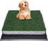 Reusable Training Pad Potty with 2-Pack Replaceable Artificial Grass Quick Absorbent Indoor