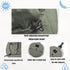 Waterproof Bucket Rain Hat with Chin Strap, Packable Sun Hat for Men Women Lightweight Quick Dry Fishing Hiking Outdoor