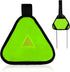 Reflective Triangle Sign, Bright Reflective Yield Symbol with Magic Adhesive Strap & Cord for High Visibility Safety