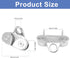 Ymiko 316 Stainless Steel Cam Cleat, Proof Rope Cleats for 3-15mm Ropes, Boat Hardware for Sailboat Kayak