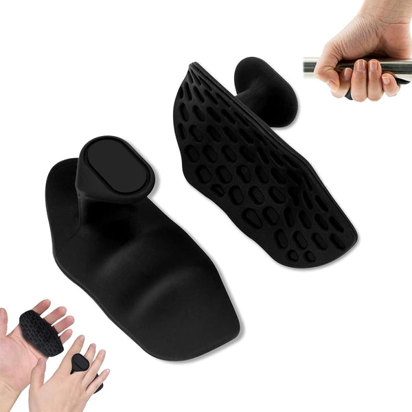 KAAFANG Weight Lifting Gloves for Men Women, Rubber Gym Grips Fingerless Workout Gym