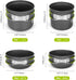 Odoland 16pcs Camping Cookware Mess Kit, Lightweight Pot Pan Mini Stove with 2 Cups, Fork Spoon for Outdoor Camping