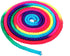 Gymnastics Art Rope, 2.8m/110inch Solid Nylon Rainbow Color Rhythmic Gymnastics Rope for Competition Arts Training