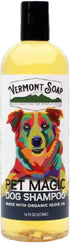 VERMONT SOAP Organics Dog Shampoo, 16oz - USDA Certified, Infused with Organic Olive Oil, Coconut & Aloe Vera