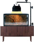 13-29 inch Bulbs. Adjustable Metal Reptile Lamp Stand Versatile Floor Light Holder for Terrarium Heat Lamps & Dome