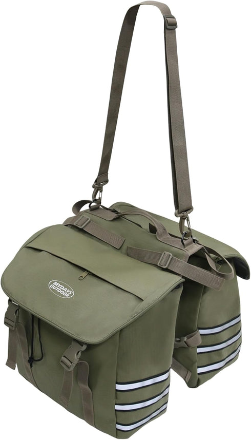 Panniers Bike Bags,Bicycle Saddle Bags,Large Capacity Reflective Strip,Bike Trunk Bag with Panniers,Bicycle Storage