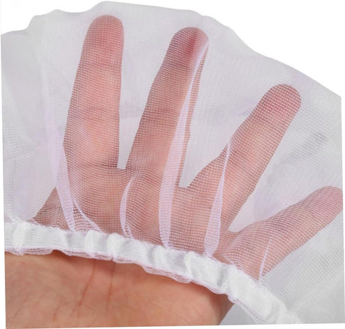 Housoutil Adjustable Bird Cage Net, Nylon Catcher Cover, Protector for Bird Cages, Elastic Bird Cage Skirt Guard