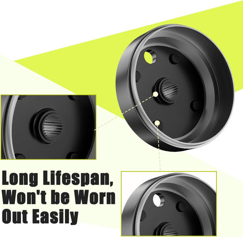 Golf Cart Brake Drum Hub Assembly, Suitable for EZGO TXT Electric Vehicles, OEM#19186-G1