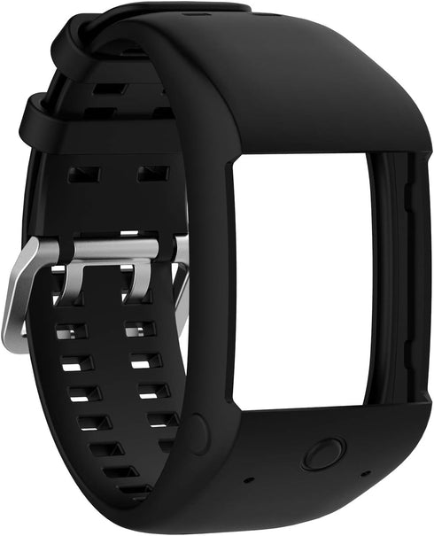Band for Polar M600, Soft Adjustable Silicone Replacement Wrist Watch Band for Polar M600 Watch