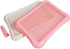 PENCK Dog Training Pads Pet Toilet for Puppies - Mesh Grid PP Pet Training Toilet with Tray & Shovel for Potty Trainer