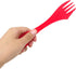Honbay 6PCS Colorful BPA Free Tritan Sporks - Versatile 3 in 1 Utensil Spoon, Fork & Knife Combo