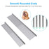 2 Pack Dog Combs with Rounded Ends, Stainless Steel Teeth for Grooming Long and Short Haired Pets