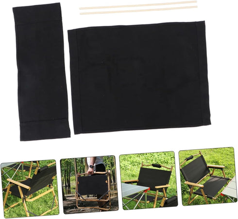 2 Sets Canvas Gaming Chair Covers - for Easy Replacement