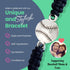 Sportybella Baseball Bracelet - Adjustable Braided Jewelry, Gifts, and Accessories