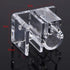 Zerodis Fish Tank Acrylic Pipe Clip Holder, Aquarium Filter Mount Tube Clip for Inflow/Outflow Tube
