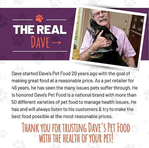 5.5 oz (24 Pack) Dave's Pet Food Grain Free Wet Cat Food (Chicken & Tuna Saucey Pate), Naturally Healthy Canned, Added