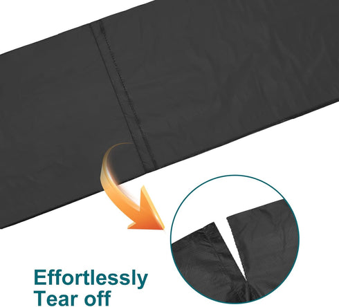 80 1.2 Portable Toilet Bags, Camp Toilet Liner for Porta Potty, Bucket Toilet, Mil Disposable Trash Bag for Camping
