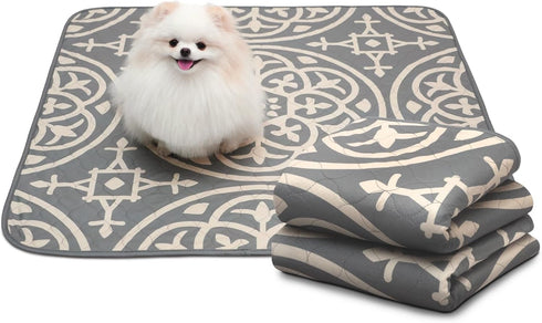 Paw Inspired Designer Print Dog Pads (2 Pack) | Premium Washable Pee