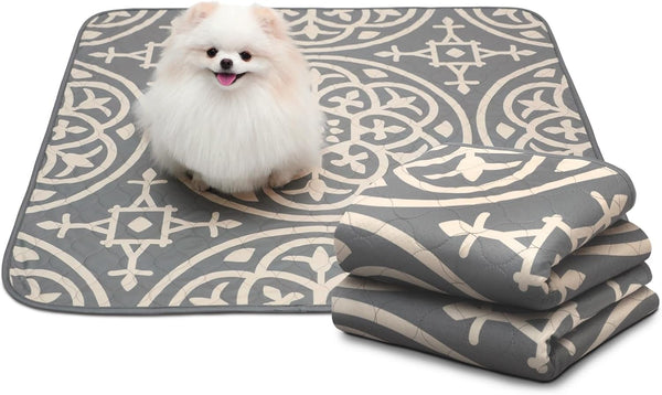 Paw Inspired Designer Print Dog Pads (2 Pack) | Premium Washable Pee