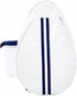 White PU One Shoulder Crossbody Tennis Backpack Sling Bag for Women with Water Bottle Holder