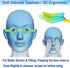 Kids Swim Goggles Age 2-6 - Toddler Goggles No Hair Pull, Child Goggles with Padded Headband
