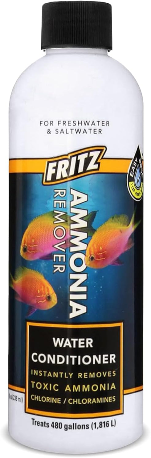 Fritz Aquatics ACCR Water Conditioner - 8-Ounce - Removes Toxic Ammonia/Chlorine for Aquariums