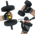 LJCUTE Workout Gloves for Men & Women, Fingerless Breathable & Full Palm Protection Gym Exercise Gloves for Weight